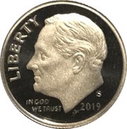 1 Dime "Roosevelt Dime" Silver Proof obverse image