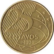 25 Centavos Deodoro da Fonseca reverse image