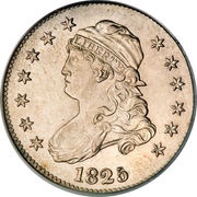 25 Cents "Liberty Cap Quarter" with motto obverse image
