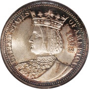 ¼ Dollar "Isabella Quarter" Columbian Exposition Commemorative obverse image