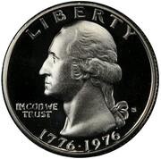¼ Dollar "Washington Quarter" Bicentennial, Silver Issue obverse image