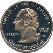 ¼ Dollar "Washington Quarter" Connecticut obverse image