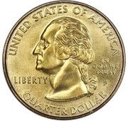 ¼ Dollar "Washington Quarter" Georgia; Pattern obverse image