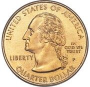 ¼ Dollar "Washington Quarter" New Jersey; Pattern obverse image