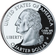 ¼ Dollar "Washington Quarter" South Carolina - Silver Proof obverse image