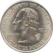 ¼ Dollar "Washington Quarter" New Hampshire obverse image