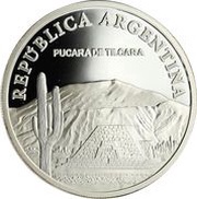 1 Peso Pucará de Tilcara - Silver Proof Issue obverse image