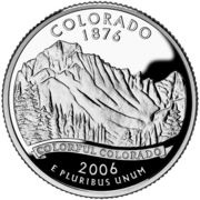 ¼ Dollar "Washington Quarter" Colorado - Silver Proof, United States, 2006 reverse image