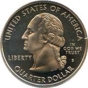 ¼ Dollar "Washington Quarter" Utah obverse image