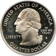 ¼ Dollar "Washington Quarter" Oklahoma obverse image