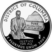 ¼ Dollar "Washington Quarter" District of Columbia - Silver Proof, United States, 2009 reverse image