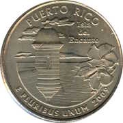 ¼ Dollar "Washington Quarter" Puerto Rico, United States, 2009 reverse image