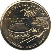 ¼ Dollar "Washington Quarter" American Samoa, United States, 2009 reverse image