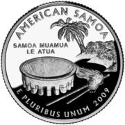 ¼ Dollar "Washington Quarter" American Samoa - Silver Proof, United States, 2009 reverse image