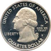 ¼ Dollar "Washington Quarter" Yellowstone, Wyoming obverse image