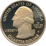 ¼ Dollar "Washington Quarter" Yosemite, California obverse image