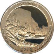 ¼ Dollar "Washington Quarter" Yosemite, California, United States, 2010 reverse image