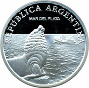 1 Peso Mar del Plata - Silver Proof Issue obverse image