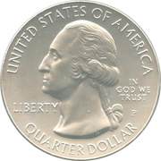 ¼ Dollar "Washington Quarter" Hot Springs National Park - Silver 5 oz Bullion obverse image