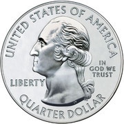 ¼ Dollar "Washington Quarter" Yosemite National Park - Silver 5 oz Bullion obverse image