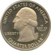 ¼ Dollar "Washington Quarter" Gettysburg National Military Park, Pennsylvania obverse image