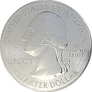 ¼ Dollar "Washington Quarter" Gettysburg National Military Park, Pennsylvania - Silver 5 oz Bullion obverse image