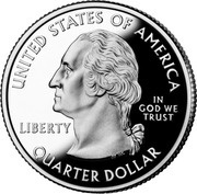¼ Dollar "Washington Quarter" Chickasaw National Recreation - Silver 5 oz Bullion obverse image