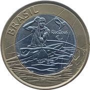 1 Real Olympic Games Rio 2016 - Paracanoe obverse image