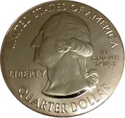 ¼ Dollar "Washington Quarter" Chaco Culture National Historical Park, New Mexico - Silver 5 oz Bullion obverse image