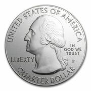 ¼ Dollar "Washington Quarter" Great Sand Dunes – Colorado; Silver 5 oz Bullion obverse image
