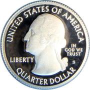 ¼ Dollar "Washington Quarter" Blue Ridge Parkway, North Carolina - Silver Proof obverse image