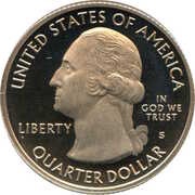 ¼ Dollar "Washington Quarter" Saratoga National Historical Park, New York obverse image