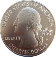 ¼ Dollar "Washington Quarter" Bombay Hook National Wildlife Refuge, Delaware - Silver 5 oz Bullion obverse image