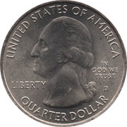 ¼ Dollar "Washington Quarter" Shawnee National Forest, Illinois obverse image