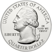 ¼ Dollar "Washington Quarter" Fort Moultrie at Fort Sumter National Monument, South Carolina - Silver 5 oz Bullion obverse image
