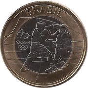 1 Real Olympic Games Rio 2016 - Boxing obverse image