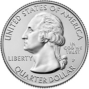 ¼ Dollar "Washington Quarter" George Rogers Clark National Historical Park, Indiana obverse image