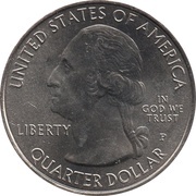 ¼ Dollar "Washington Quarter" Pictured Rocks National Lakeshore, Michigan obverse image