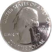¼ Dollar "Washington Quarter" Apostle Islands National Lakeshore - 5 oz Bullion obverse image