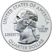 ¼ Dollar "Washington Quarter" Voyageurs National Park, Minnesota - Silver 5 oz Bullion obverse image