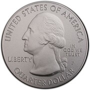 ¼ Dollar "Washington Quarter" Frank Church River of No Return Wilderness - Silver 5 oz Bullion obverse image