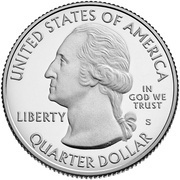 ¼ Dollar "Washington Quarter" San Antonio Missions National Historical Park, Texas obverse image