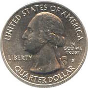 ¼ Dollar "Washington Quarter" Weir Farm National Historic Site, Connecticut obverse image