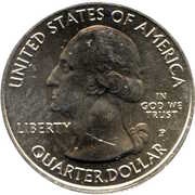 ¼ Dollar "Washington Quarter" Marsh-Billings-Rockefeller National Historical Park, Vermont obverse image