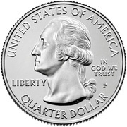 ¼ Dollar "Washington Quarter" Tallgrass Prairie National Preserve, Kansas obverse image