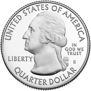 ¼ Dollar "Washington Quarter" Tallgrass Prairie National Preserve, Kansas obverse image