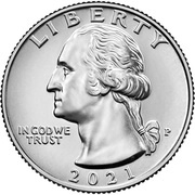 ¼ Dollar "Washington Quarter" Crossing the Delaware obverse image