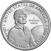 ¼ Dollar "Washington Quarter" Dr. Sally Ride reverse image