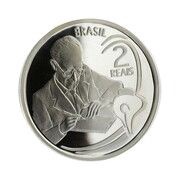 2 Reais Carlos Drummond de Andrade obverse image