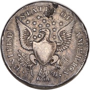 ½ Dollar The Silver Getz Half Dollar, Pattern, United States, 1792 reverse image